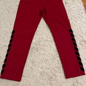 AG Adriano Goldschmied Red Ankle Jeans